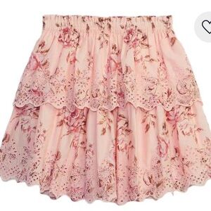 LoveShackFancy mini skirt size L